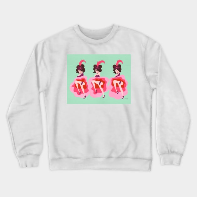 CanCan Mint Crewneck Sweatshirt by CatCoq